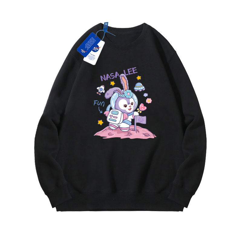 Nasa Children Hoodie Nasa Girls' Round Neck Sweater Autumn