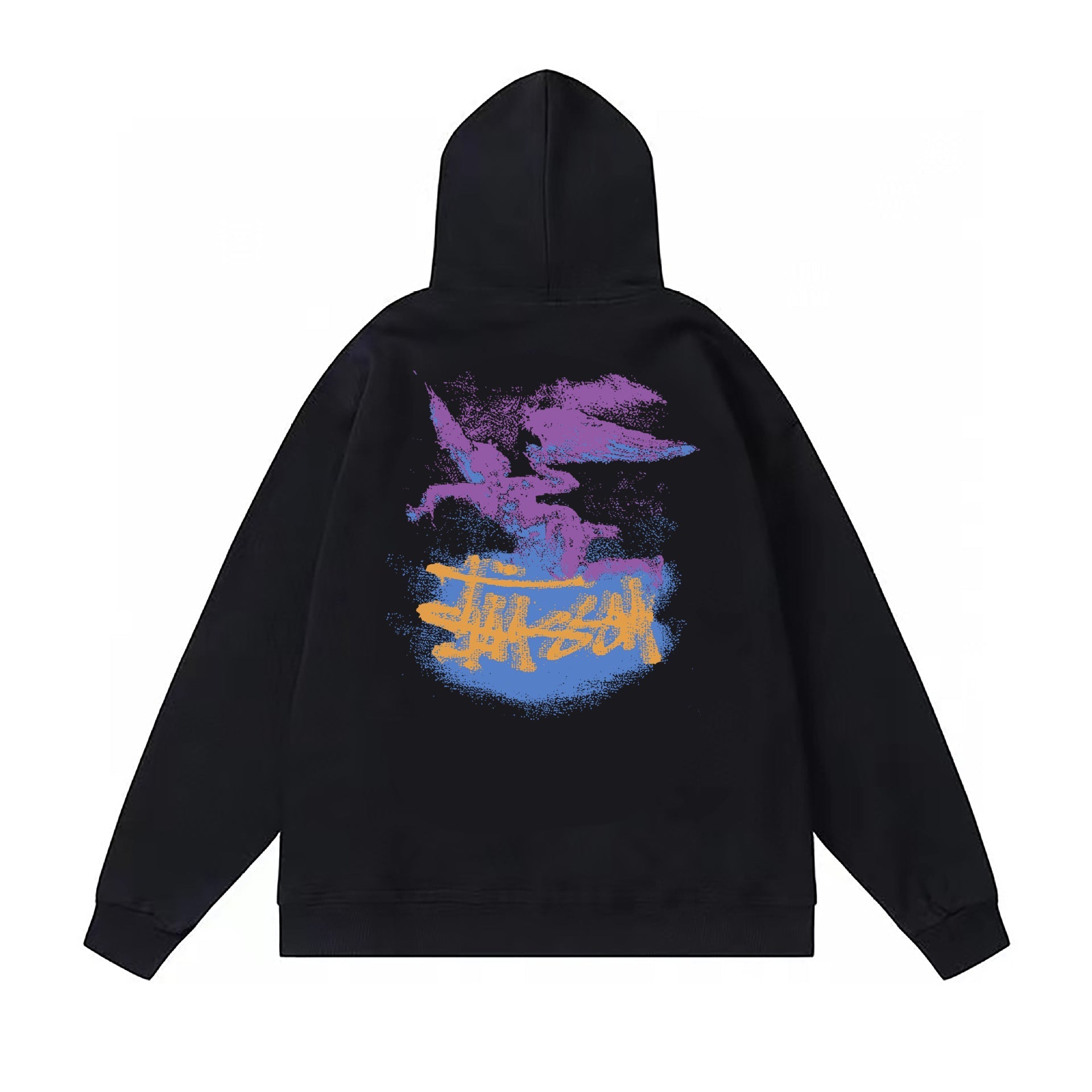 Stussy Hoodie Fall/Winter Fleece Hooded Sweater