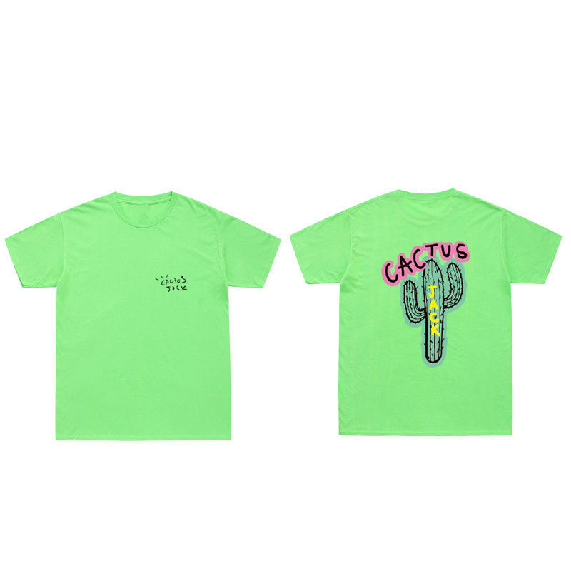 Summer New Cactus Jack T shirt Men Women High Quality Top