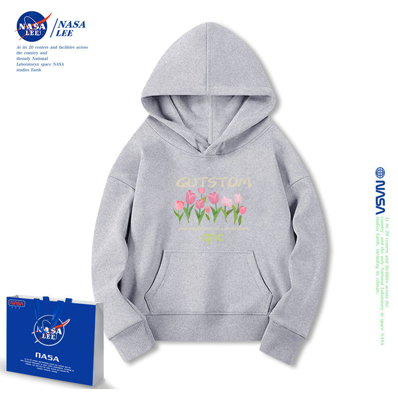 NASA Children Hoodie NASA Hooded Sweater Fleece-Lined Girl