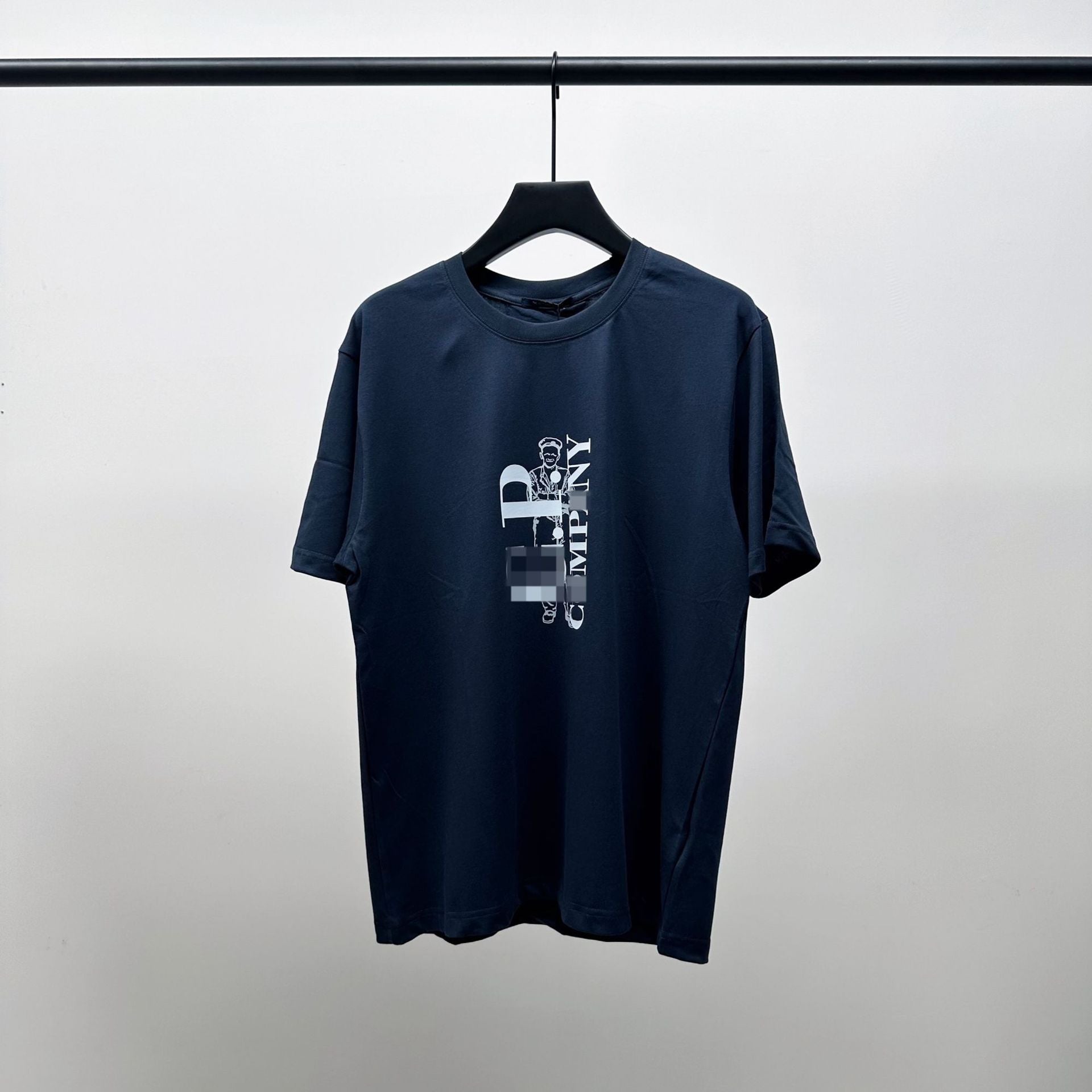 Cp Company T Shirts Men's Cotton Embroidered Casual Crew Neck