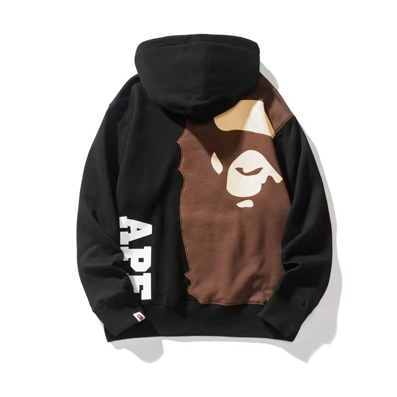 Aape Hoodie Spring and Autumn Men Hooded Pullover