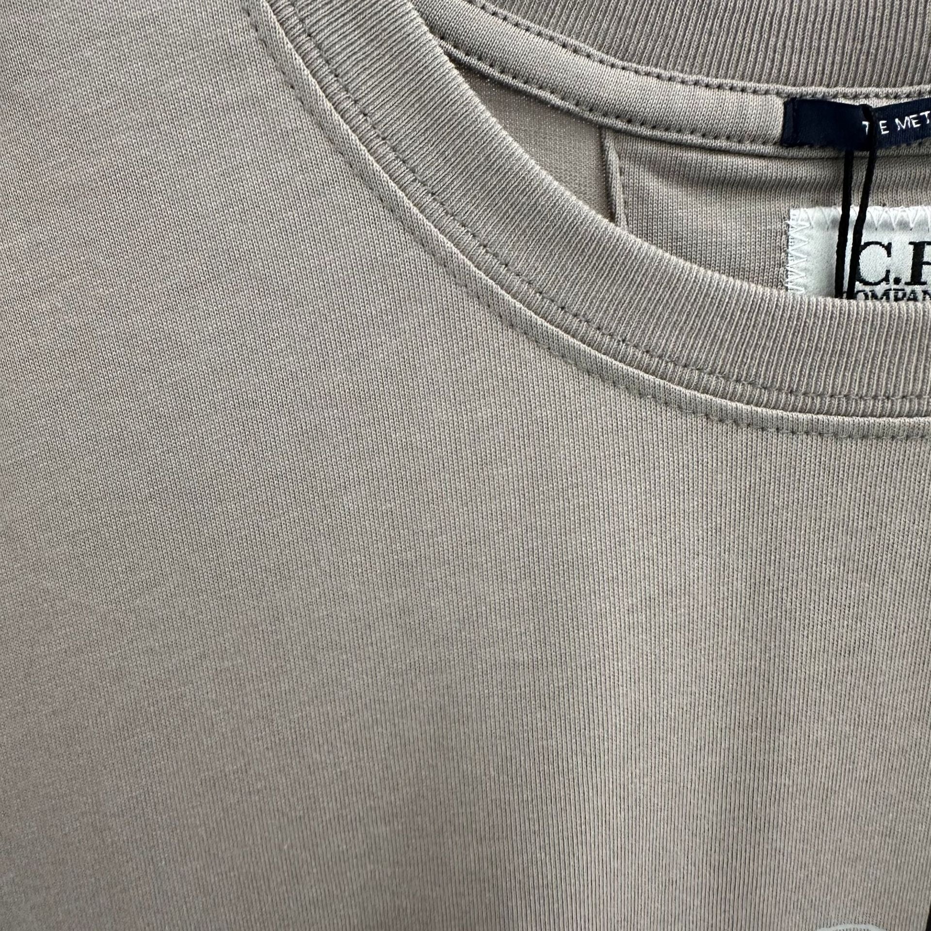 Cp Company T Shirts Summer Crew Neck Loose Short Sleeves