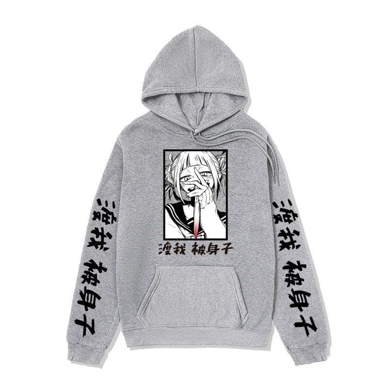Anime Hoddies My Hero Academia Series Sweater Men Fleece-Lined Hoodie