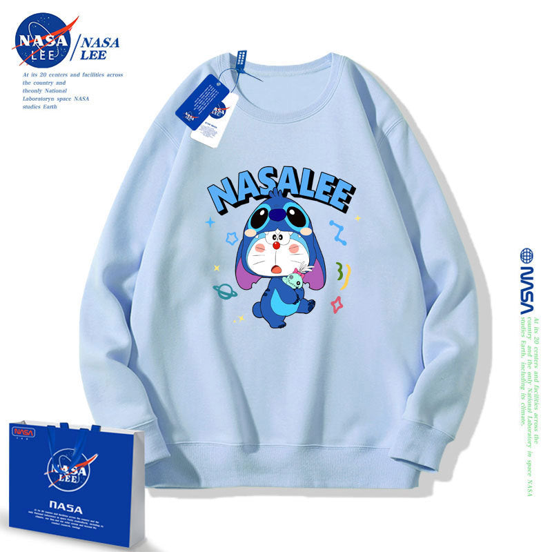 Nasa Children Hoodie Nasa Sweater Children'S Autumn Loose Round Neck