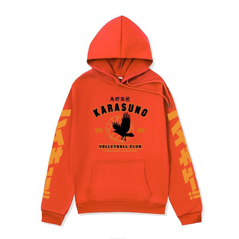 Anime Hoddies Volleyball Junior Series Sweater Spring and Autumn Street Fashion Hoodie Coat