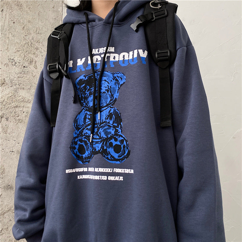 Pop Smoke Hoodies Hooded Sweater Loose Sweet plus Velvet Thickened