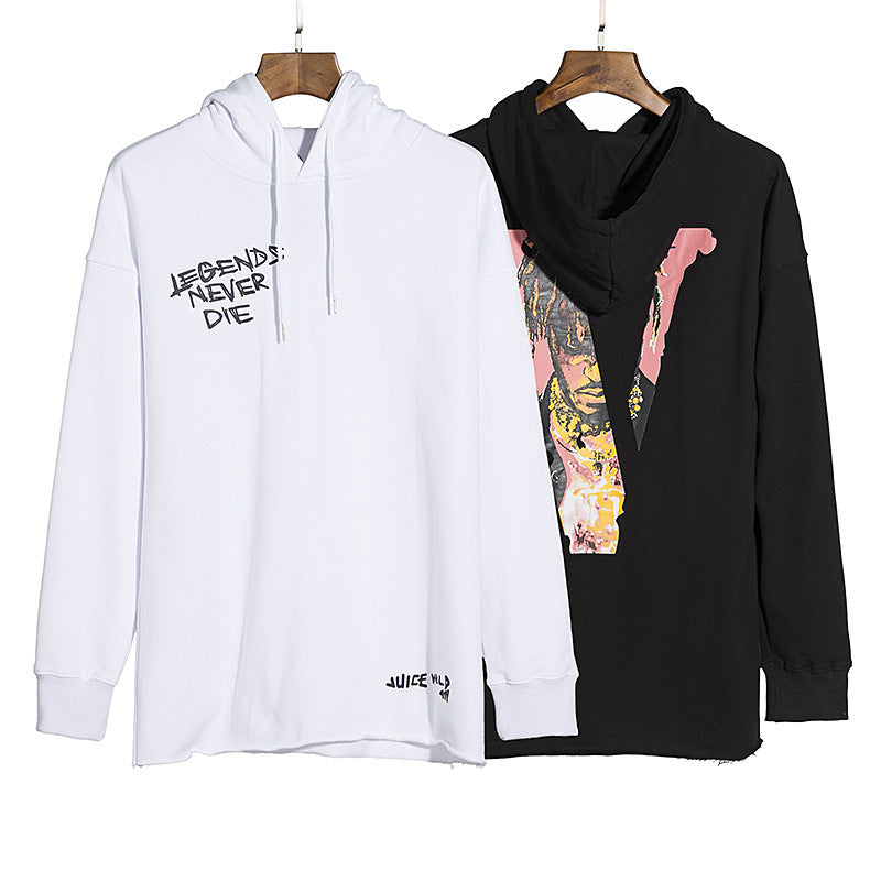 Vlone Hoodie Autumn And Winter Large V Casual Men'S And Women'S Hooded Sweater