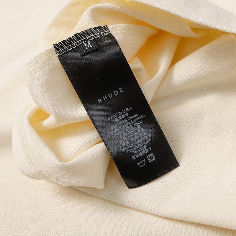 Rhude T Shirt Geometric Print Short Sleeve T-Shirt