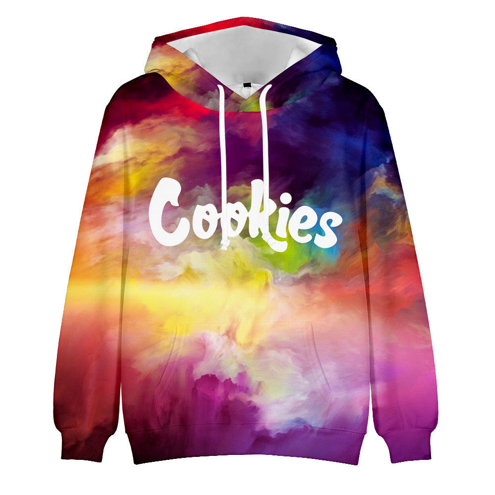 Cookies Hoodie Colorful Digital Printing Hoodie