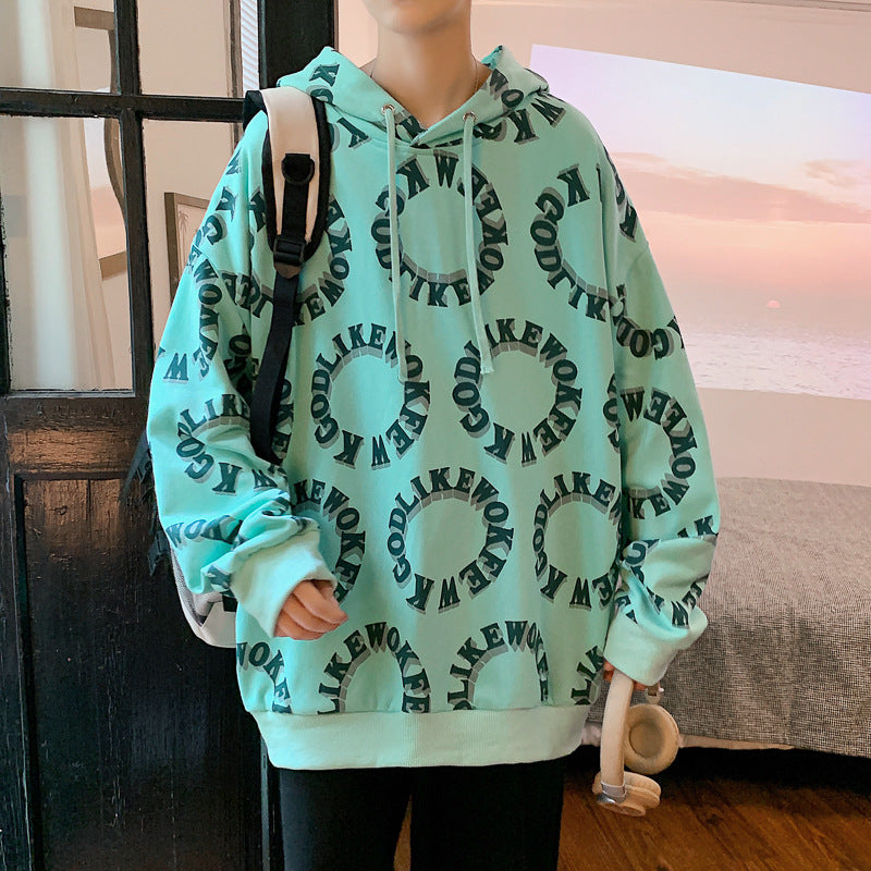 MEN'S Hoodie Hooded Letter-Print