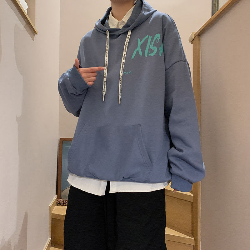 Men's Hoodie Letter Print Loose