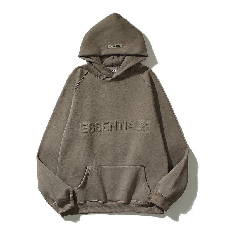 Kanye West Sunday Service Hoodie Fog Double-Line Embossed Autumn And Winter Hoodie