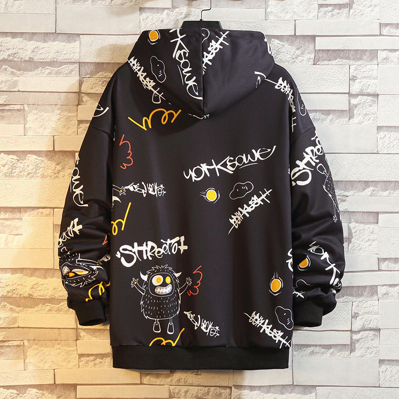 MEN'S Hoodie Coat Print