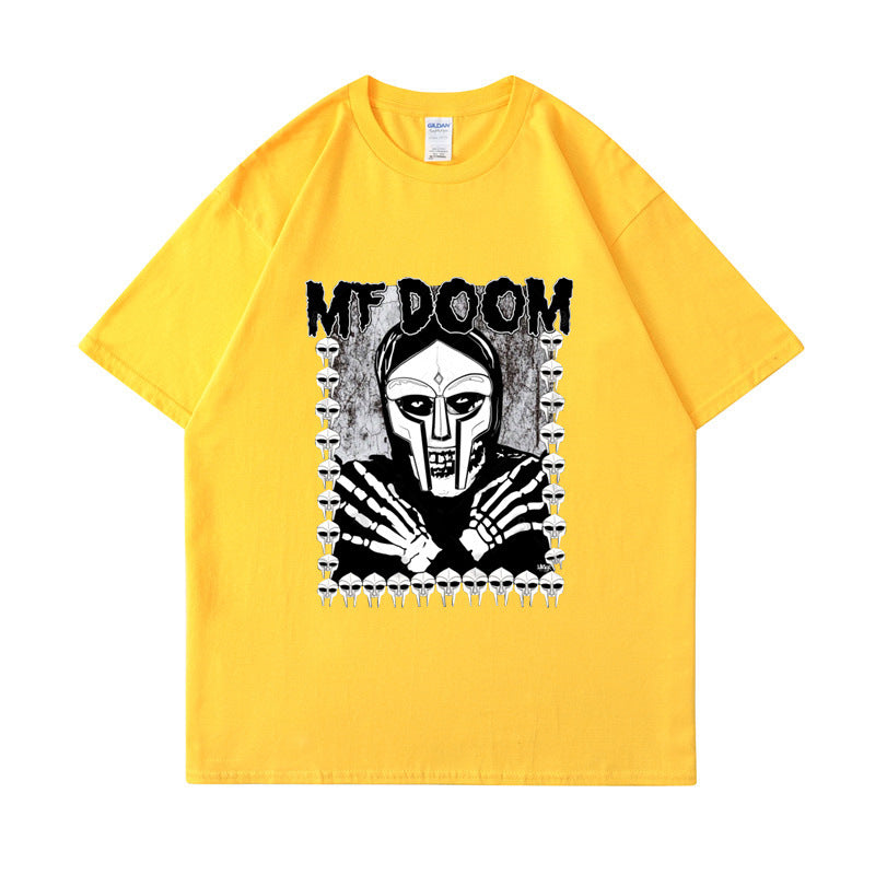 Mf Doom T Shirt Men's and Women's Crew Neck Summer Short Sleeve