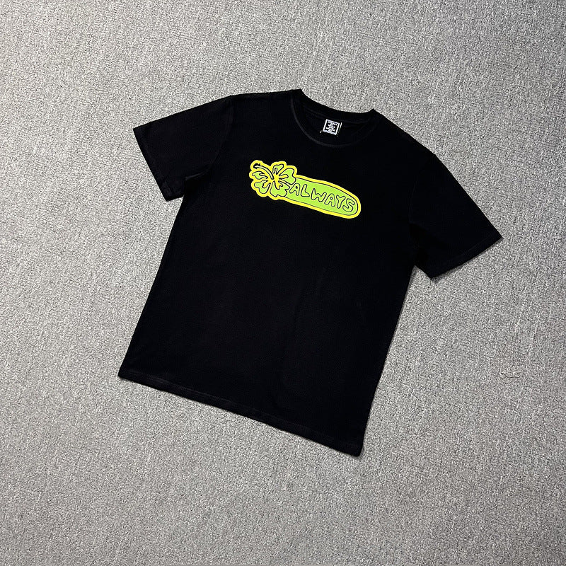 Always Do What You Should Do T Shirts Loose Short Sleeves