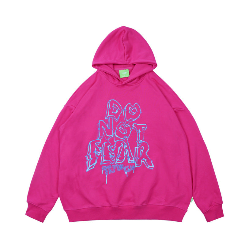 Man Fall Outfits Fall Winter Men's Sweater Printed Couple Hoodies Casual Hooded Sweater