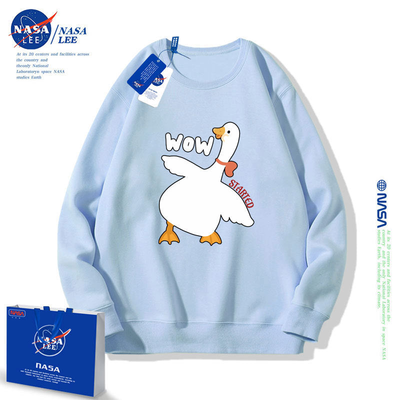 Nasa Children Hoodie Nasa Sweater Children'S Autumn Loose Round Neck