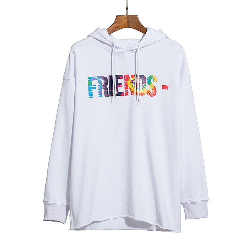 Vlone Hoodie Autumn Letter Loose Men And Women Couple Hooded Sweater