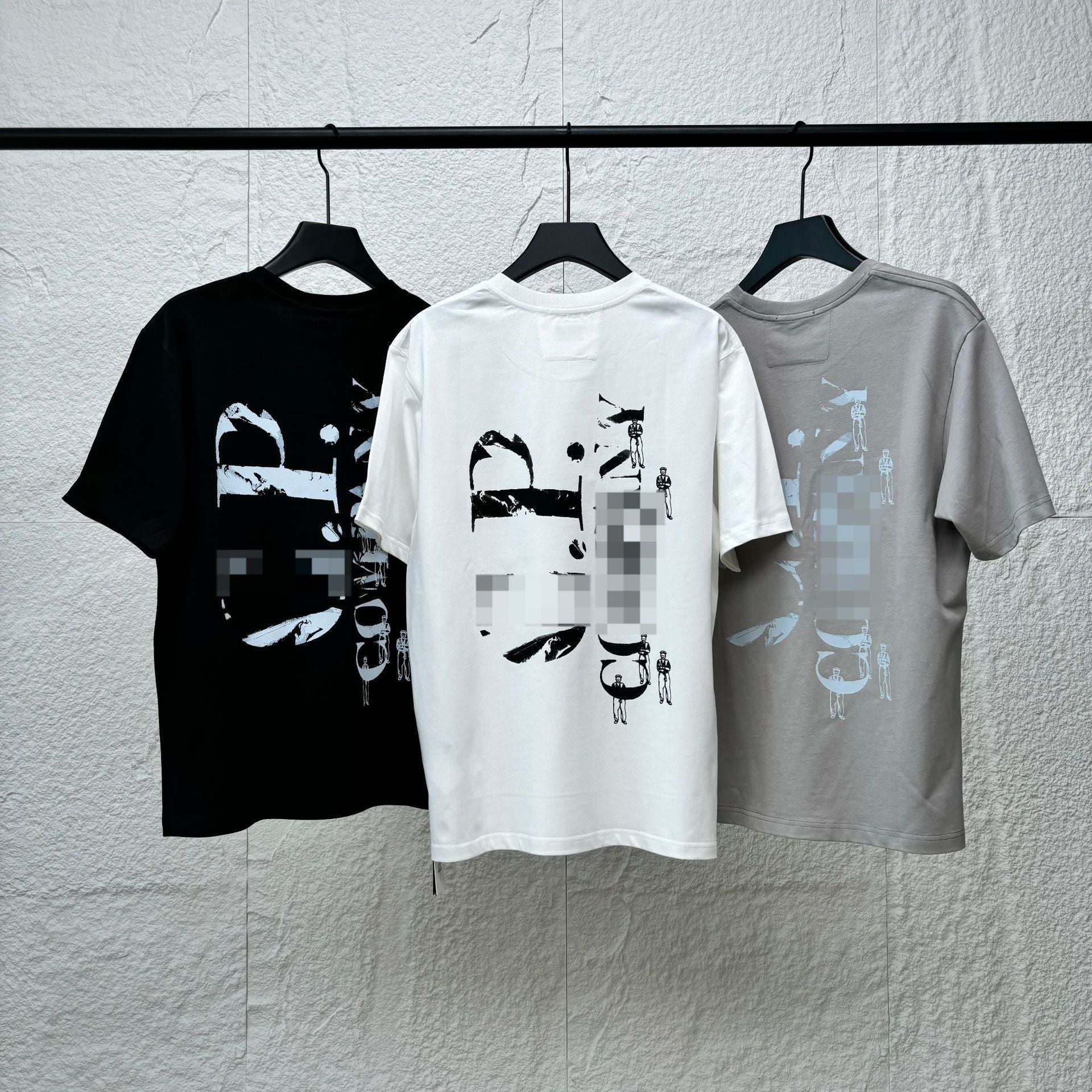 Cp Company T Shirts Printed Casual Crew Neck Short Sleeves