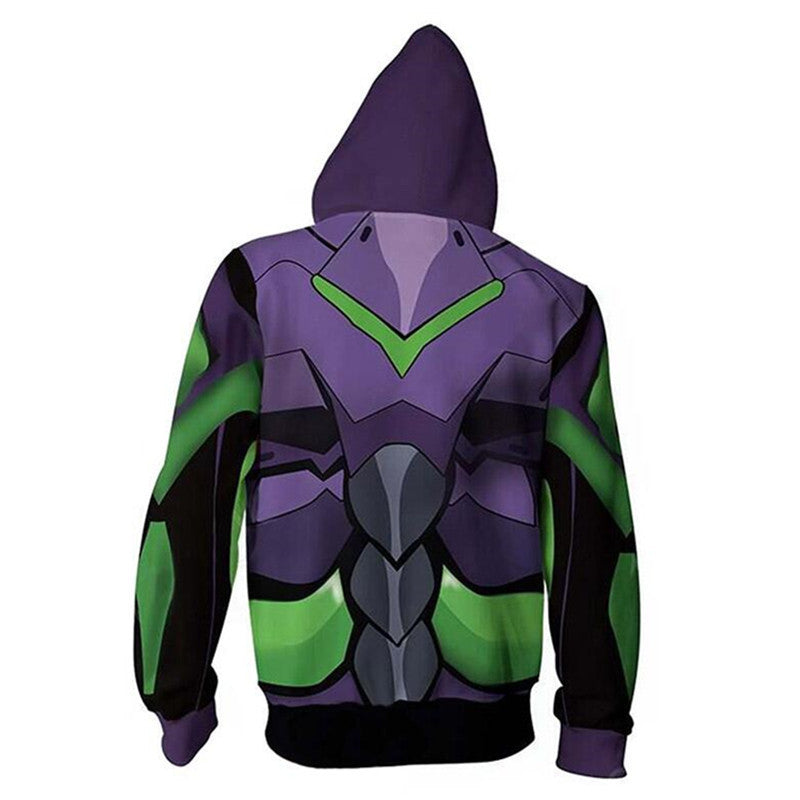 Anime Hoddies 3D Printed Eva Series Anime Cosplay Casual Sweatshirt Hoodie