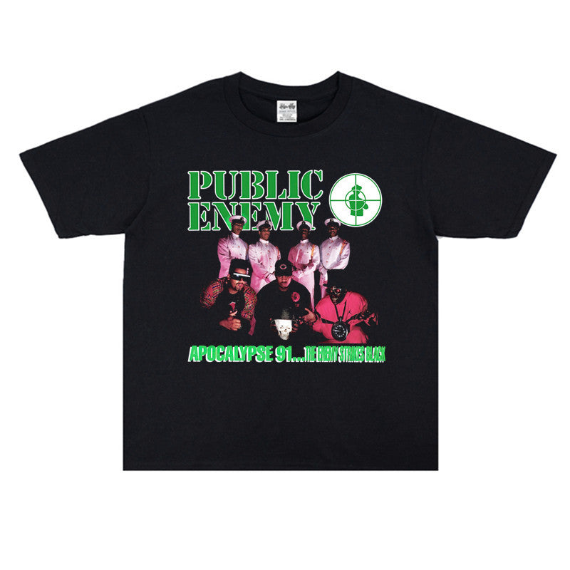 Public Enemy T Shirts Band Washed and Old