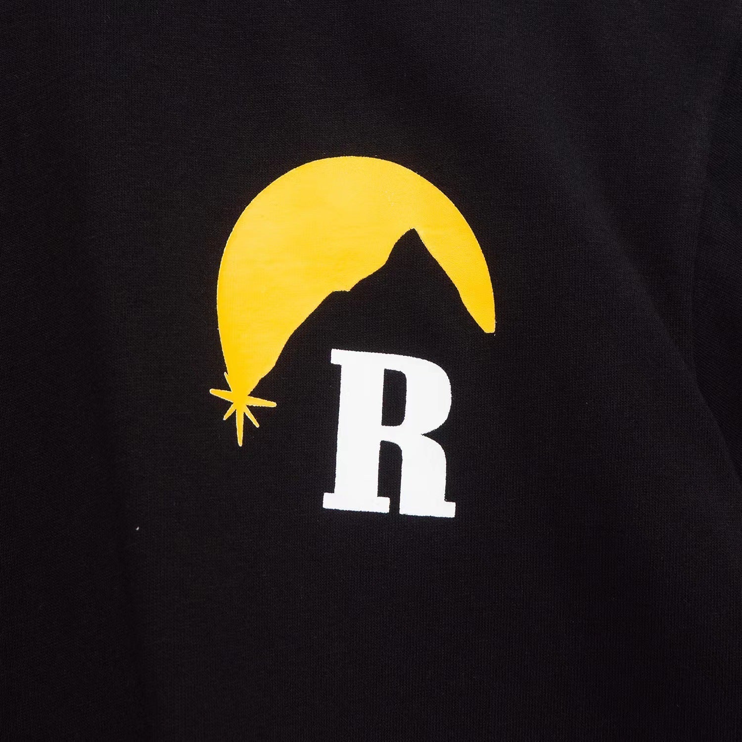 Rhude T Shirt Classic Sunset Theme Printed Short Sleeve T-Shirt