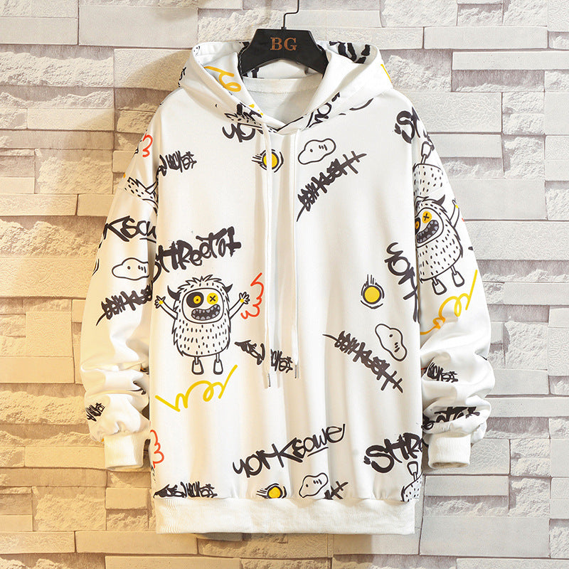 MEN'S Hoodie Coat Print