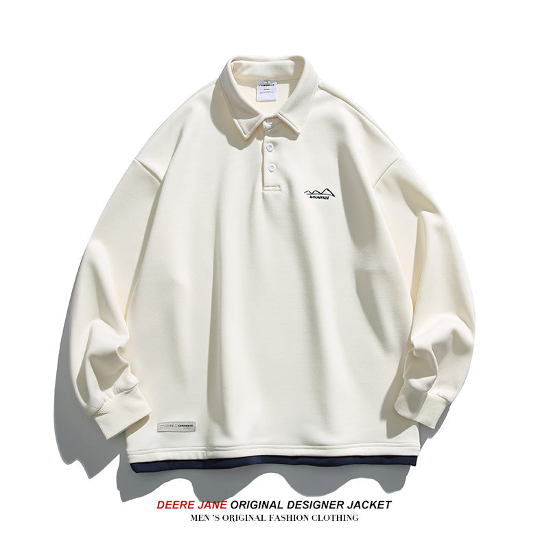 Men Pullover Hoodie Spring Sweater Male Loose All-Matching Top