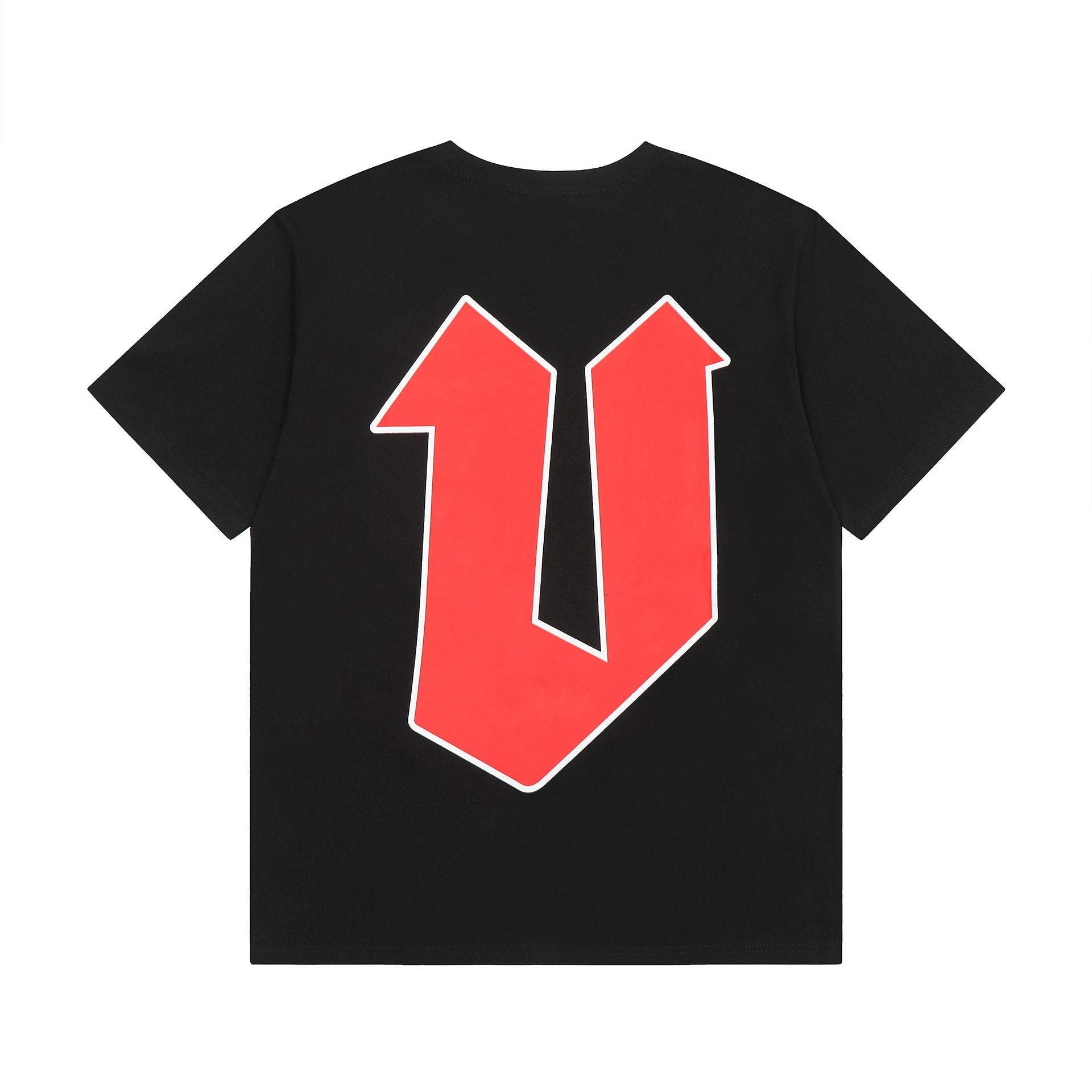 Vlone T Shirt Spring Summer Square Letter Pattern Crew Neck