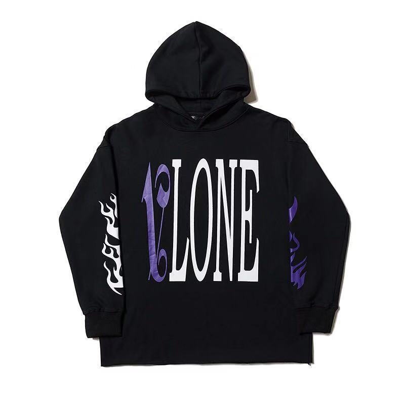 Vlone Hoodie Men'S And Women'S Casual Thick Hooded Sweater