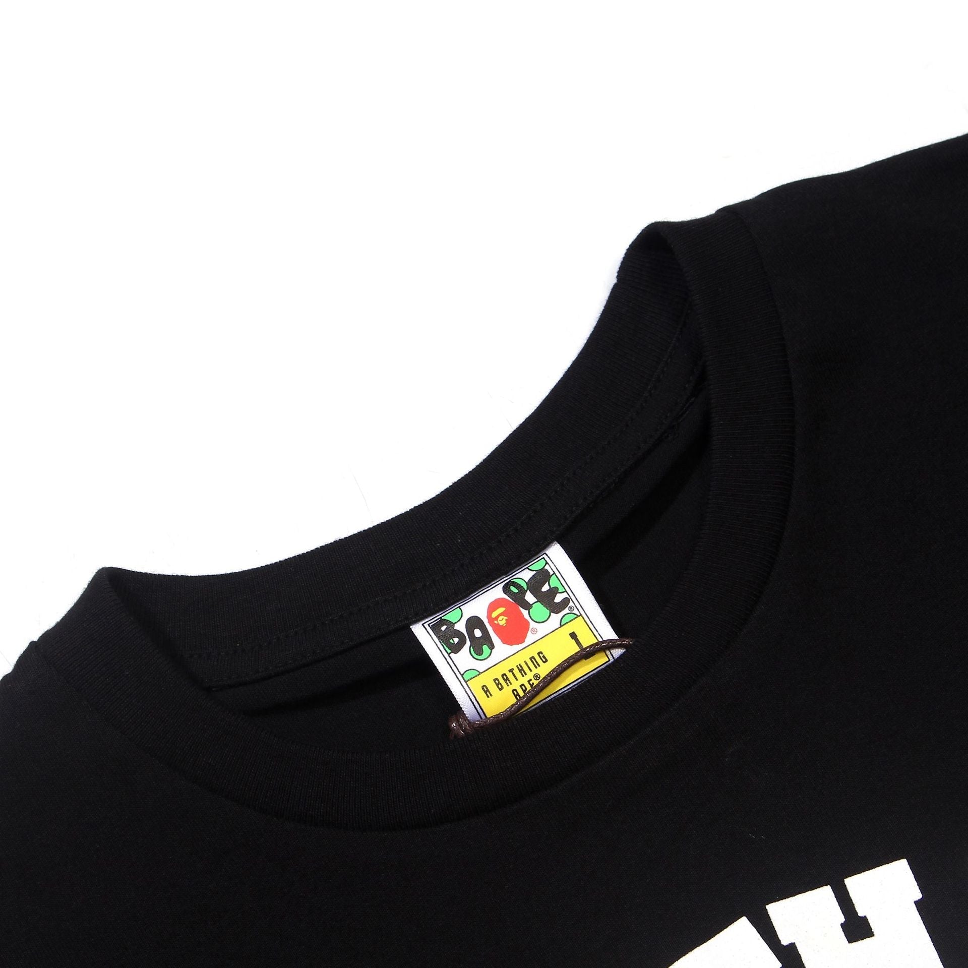 Bape Bearbrick T Shirt Casual Letter Printed Round Neck Short Sleeve