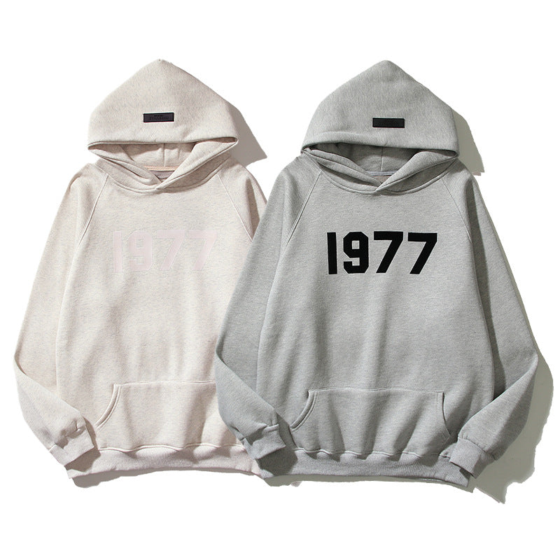 Kanye West Sunday Service Hoodie Flocked Printed Hoodie Loose