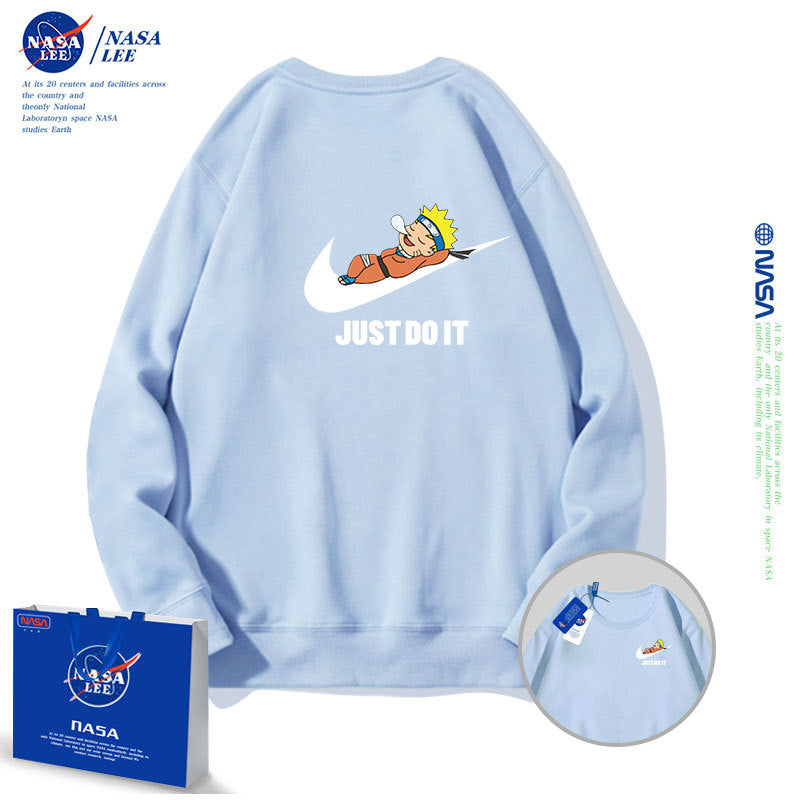 Nasa Children Hoodie Nasa Sweater Children'S Autumn Loose Round Neck