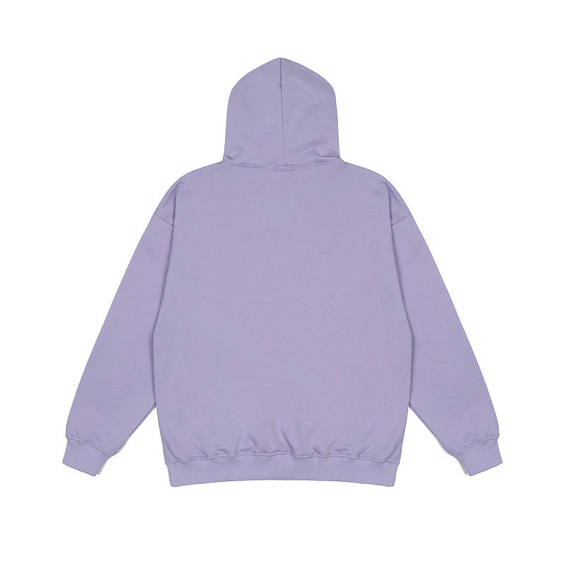 Man Fall Outfits Printed Hoodie Men's and Women's Street Loose Couple Leisure Pullover Coat