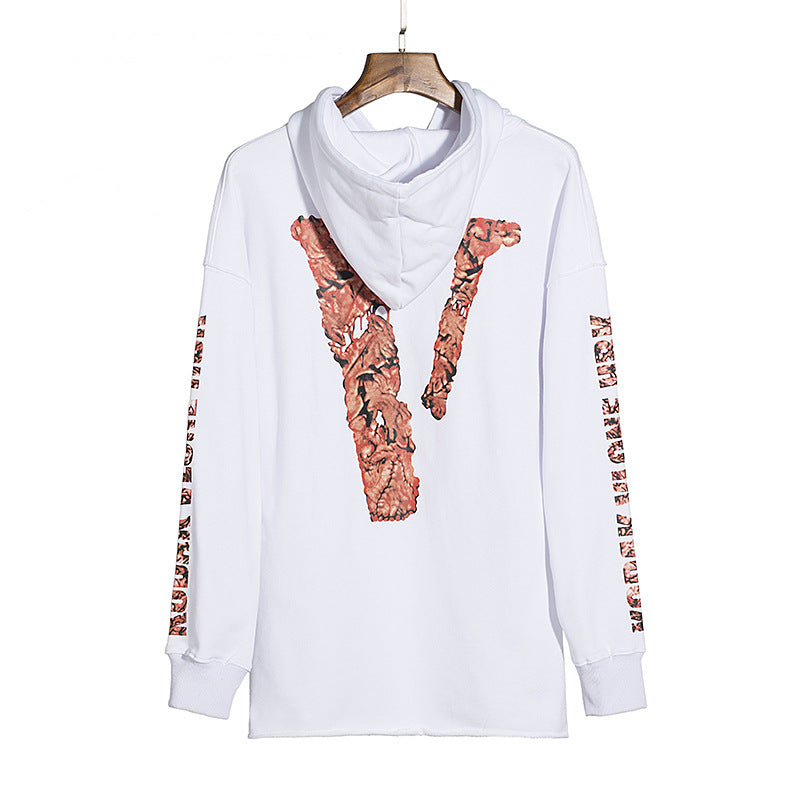 Pop Smoke Vlone Hawk Em Hoodie Print