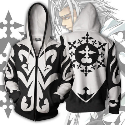 Anime Hoddies 3D Printed Full-Zip Cardigan Anime Hoodie Coat