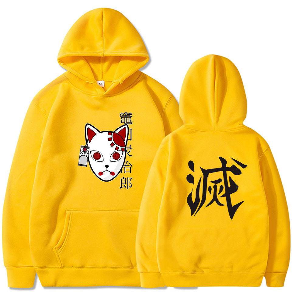 Anime Hoddies Demon Slayer Pullover Women Tanjiro Kamado Costume Hoodie