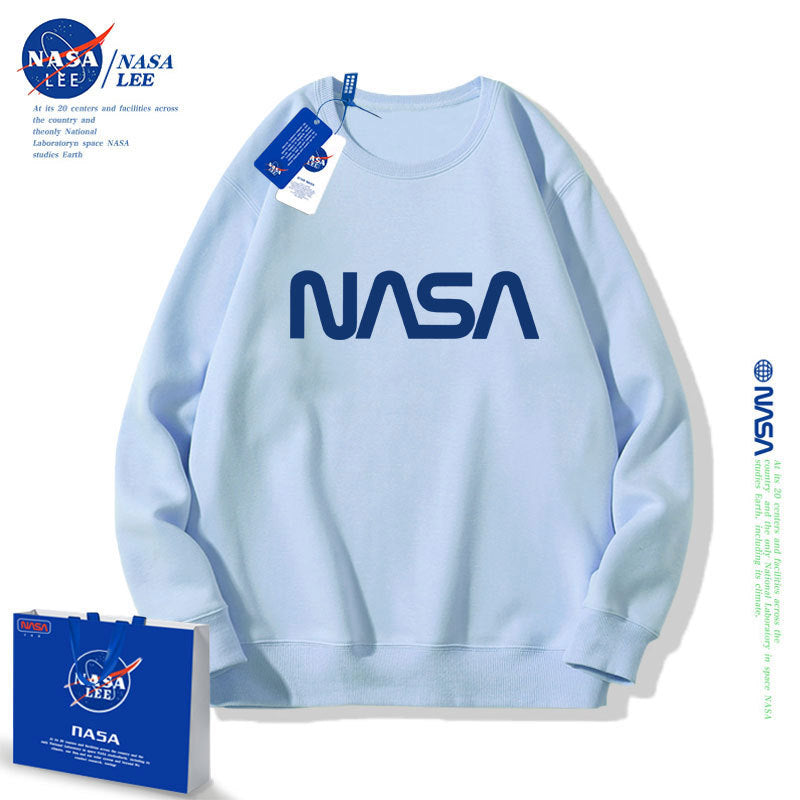 Nasa Children Hoodie Nasa Joint Name Children'S Round Neck Sweater Spring And Autumn Loose