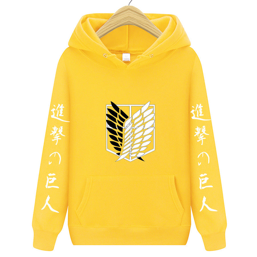 Adolesence Sweatshirt Attack Titan Hoodie Loose Fleece