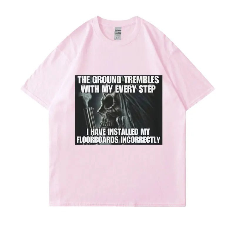 Hard Evil Skeleton Meme T Shirt The Ground mbles with