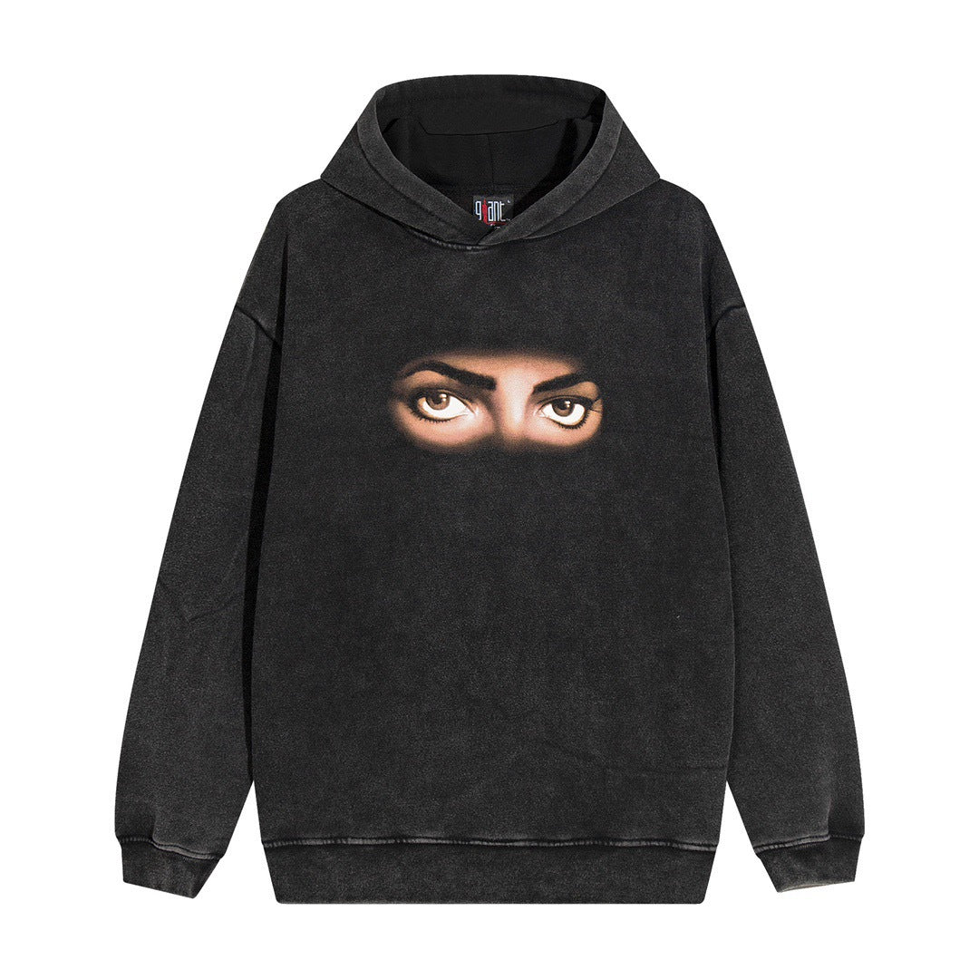 Nirvana Hoodie Fog Style Apollo Kiss Distressed Loose