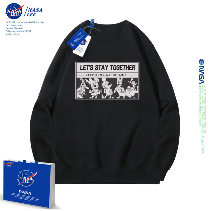 Nasa Children Hoodie Nasa Children'S Round Neck Sweater Spring And Autumn Loose