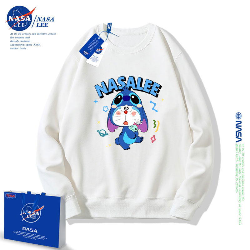 Nasa Children Hoodie Nasa Sweater Children'S Autumn Loose Round Neck
