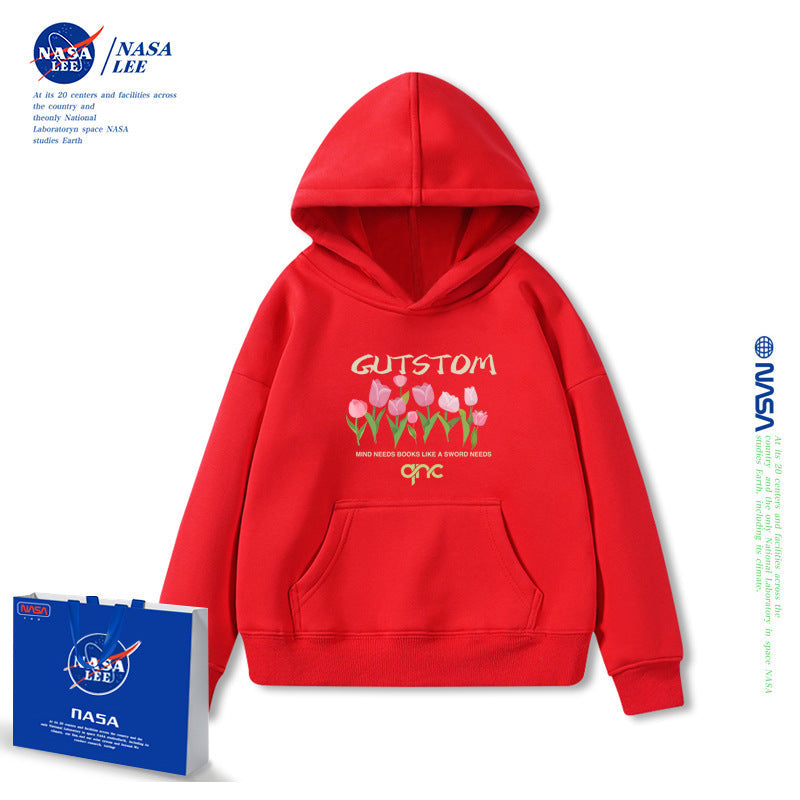 NASA Children Hoodie NASA Hooded Sweater Fleece-Lined Girl