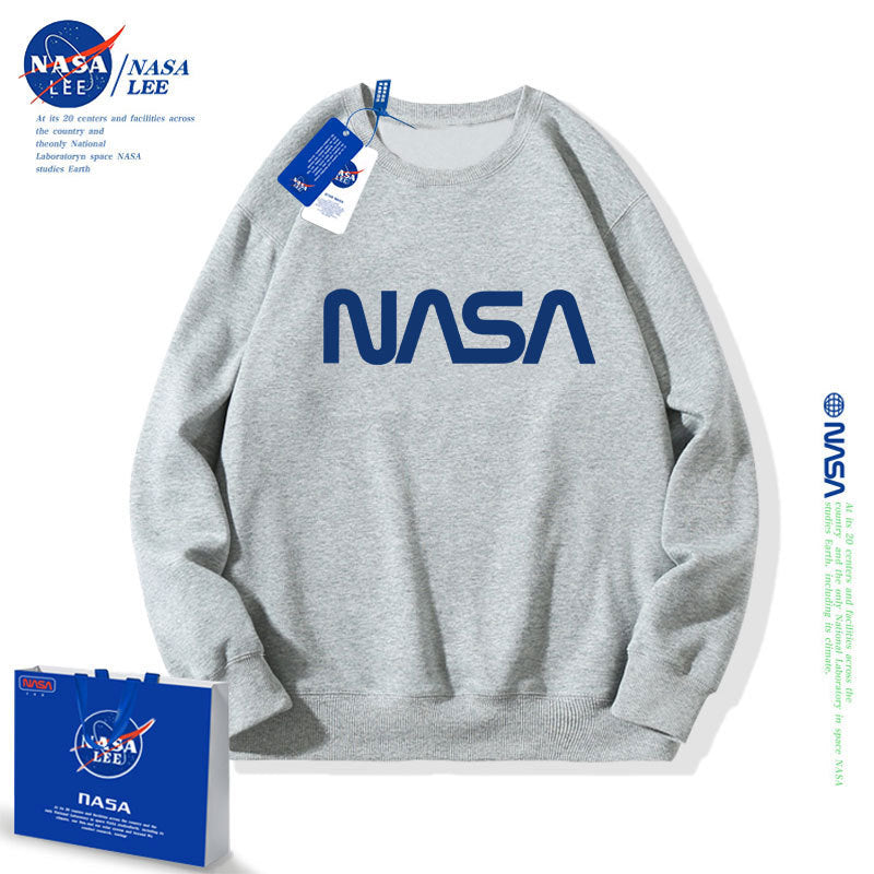 Nasa Children Hoodie Nasa Joint Name Children'S Round Neck Sweater Spring And Autumn Loose