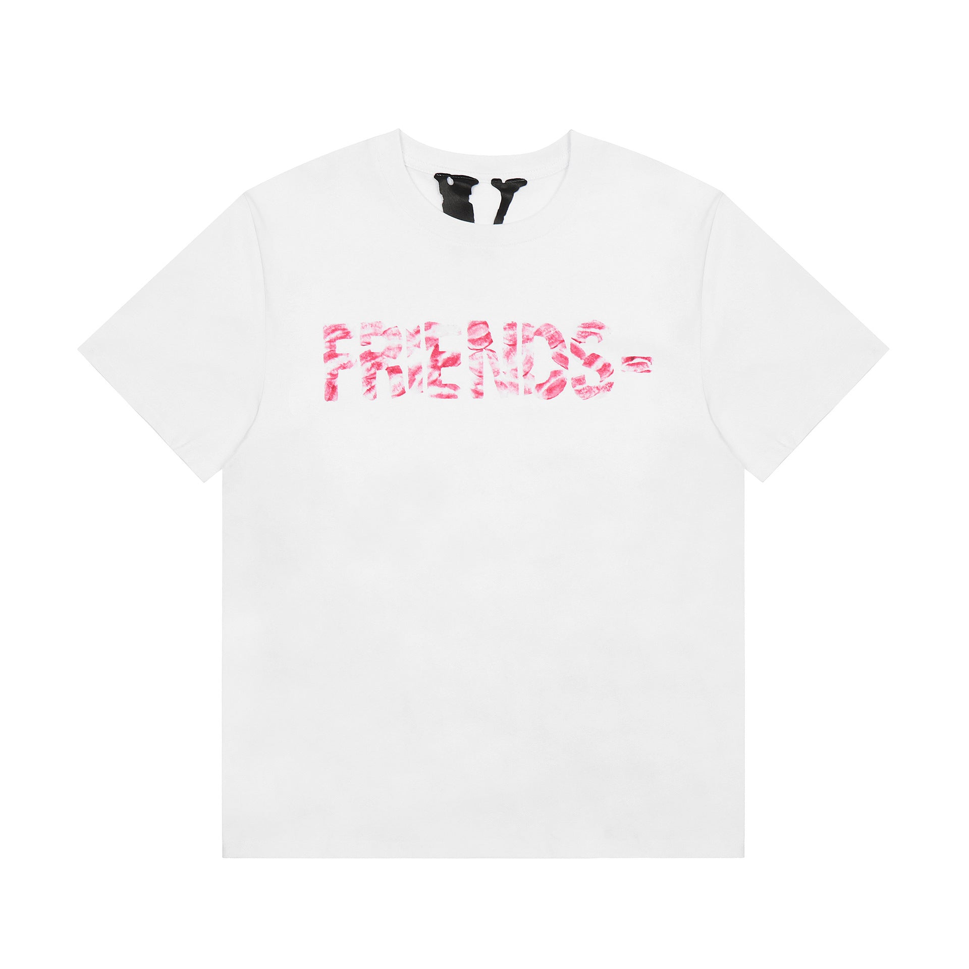 Vlone T Shirt Spring Summer Red Lip Pattern Short Sleeve