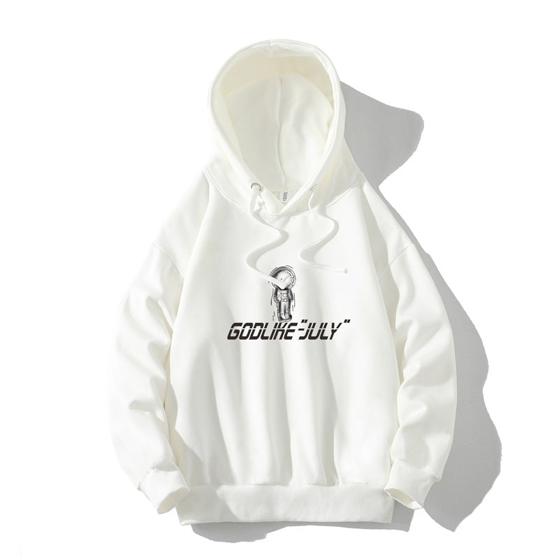 Men's Hoodie Cartoon Printed Casual Jacket