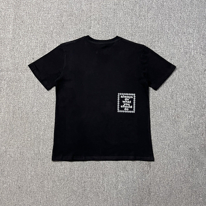 Always Do What You Should Do T Shirts Short Sleeve T-Shirts Hip Hop