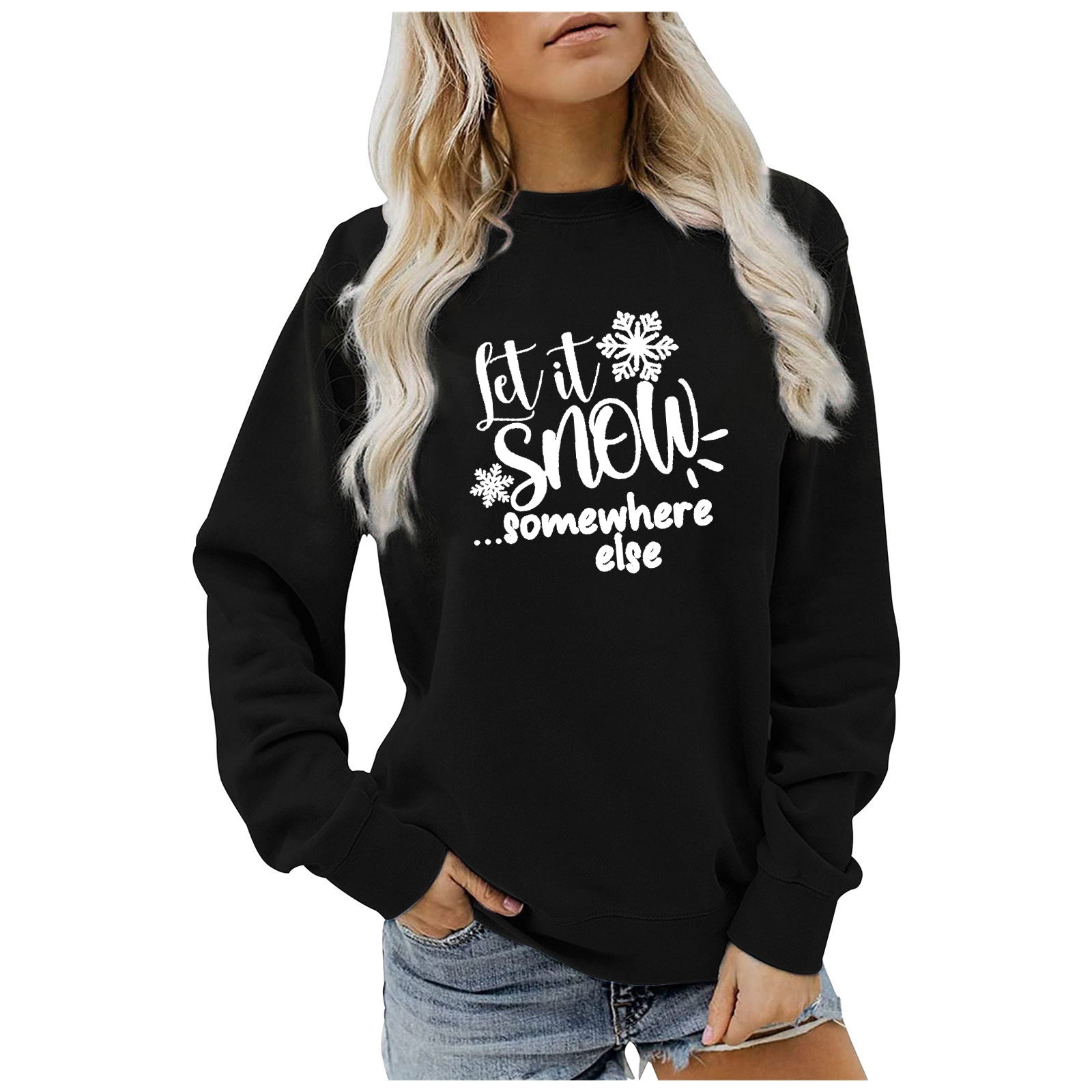 Yes I M Cold Sweatshirts Casual round Neck Sweater Hoodie